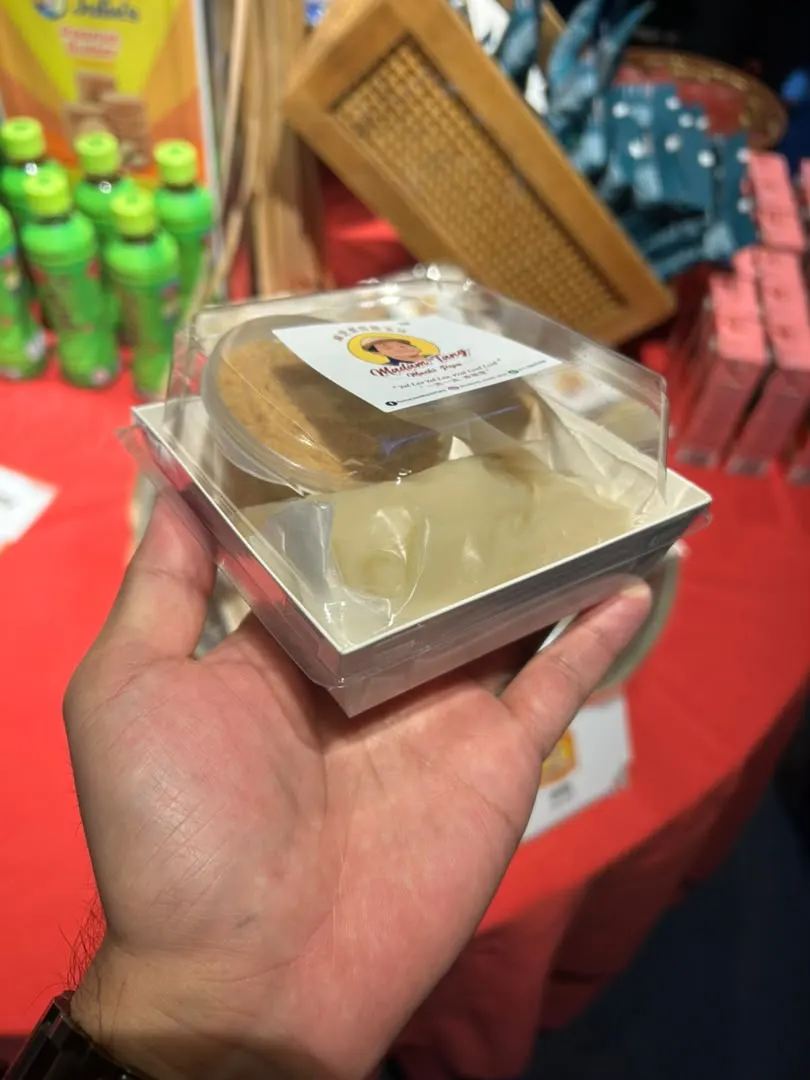 A dessert served in a lidded food box at the TEDxPetalingStreet 2026 refreshment area
