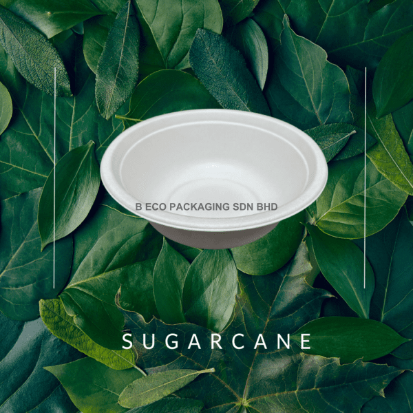 350ml Biodegradable Sugarcane Disposable Party Bowl