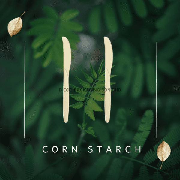 19cm Eco-Friendly Biodegradable Corn Starch Disposable Knife