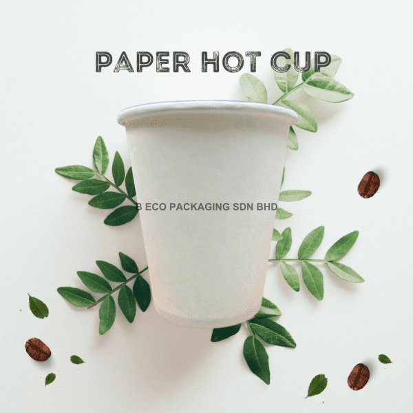 Eco-Friendly 8oz Disposable Paper Hot Cup