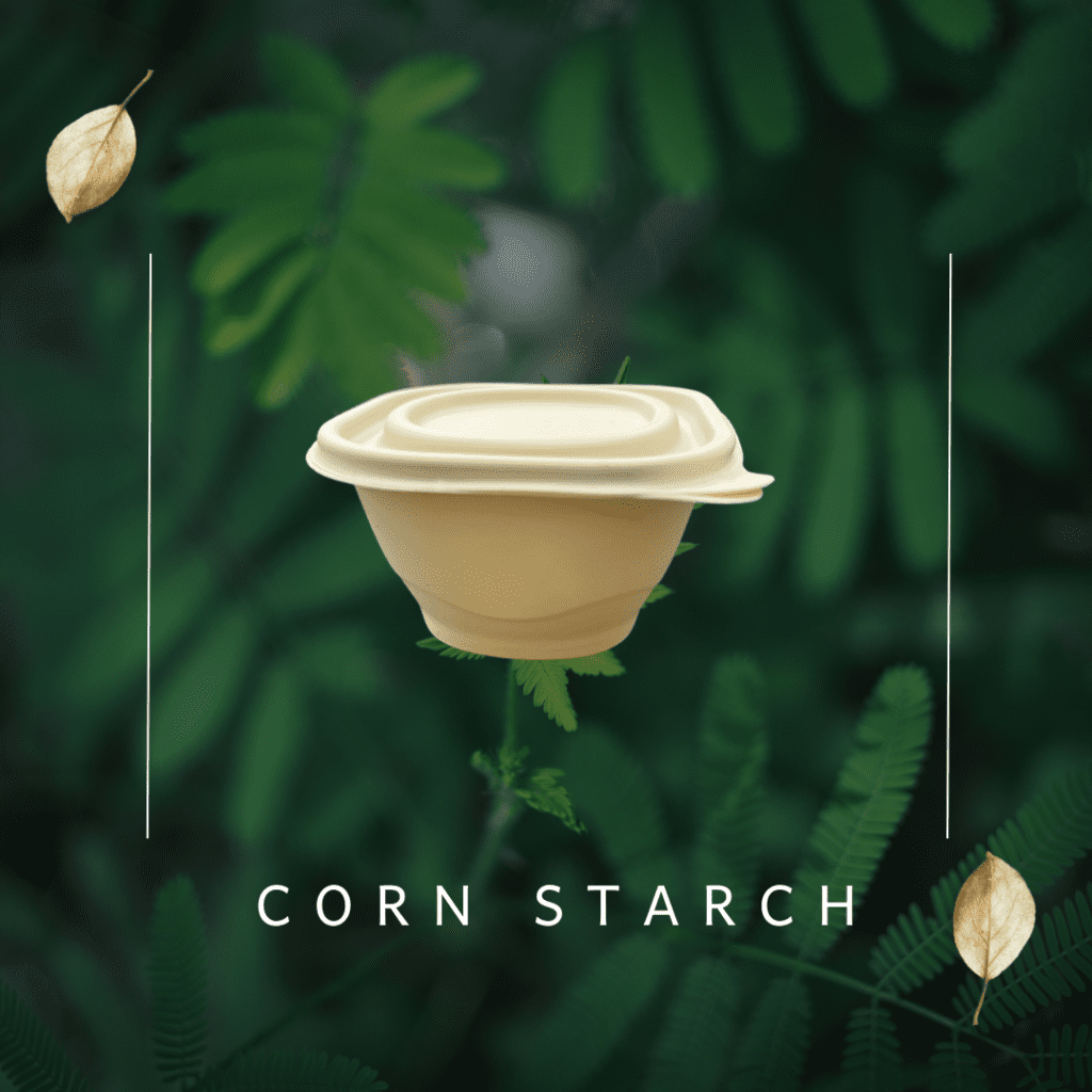 Sustainable 2oz Corn Starch Sauce Container Set