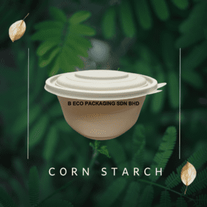 Eco-Friendly 1500ml Takeaway Bowls Made from Biodegradable Corn Starch