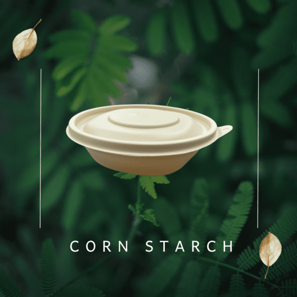 Eco-Friendly Biodegradable Takeaway Bowls Eco-Friendly 450ml Takeaway Bowls Made from Biodegradable Corn Starch