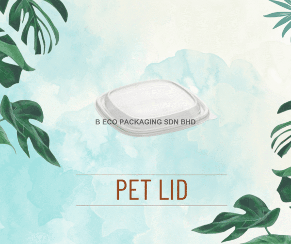 Square - PET Lid Eco-Friendly Square Bowl with PET Lid