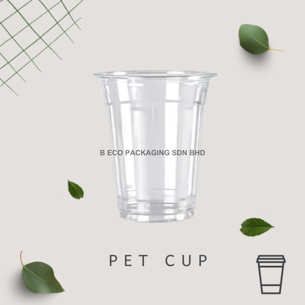 Disposable 12oz PET Cups